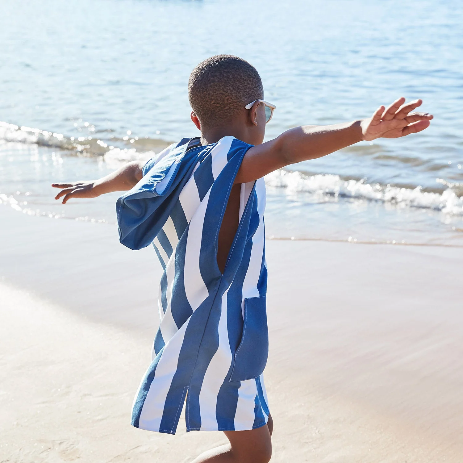 Dock & Bay Poncho - Kids - Whitsunday Blue - Image 13