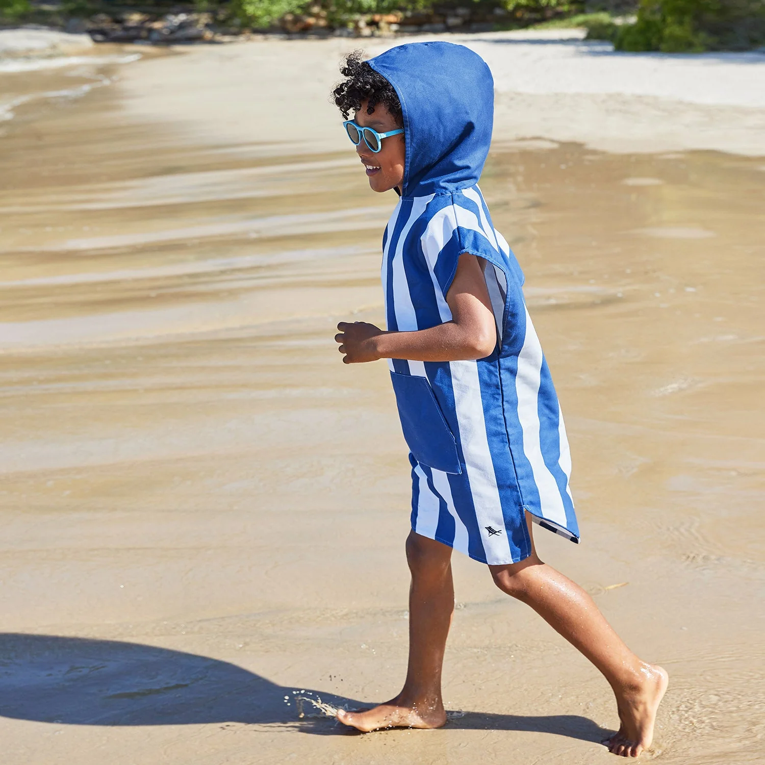 Dock & Bay Poncho - Kids - Whitsunday Blue - Image 3