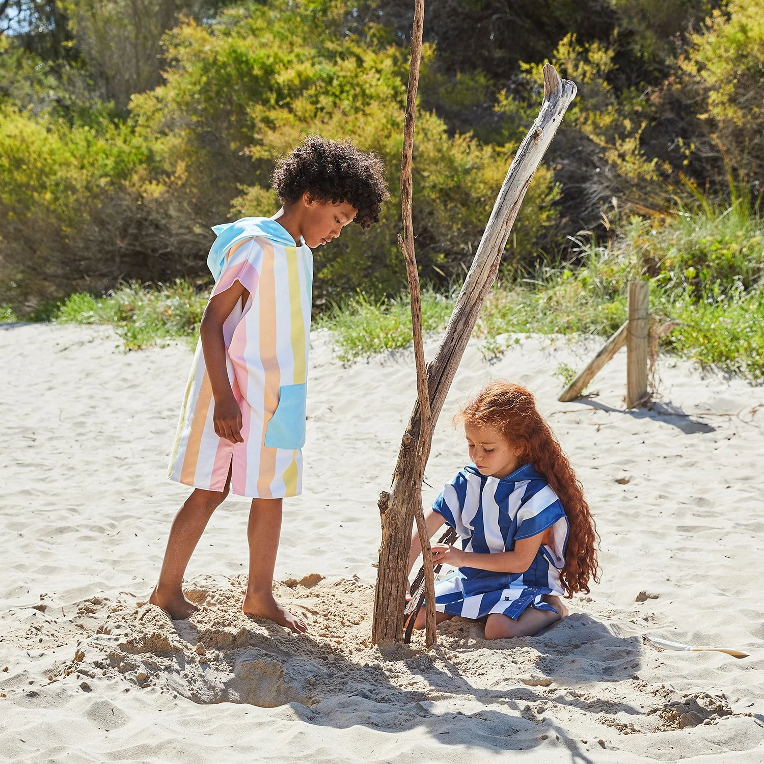 Dock & Bay Poncho - Kids - Whitsunday Blue - Image 5