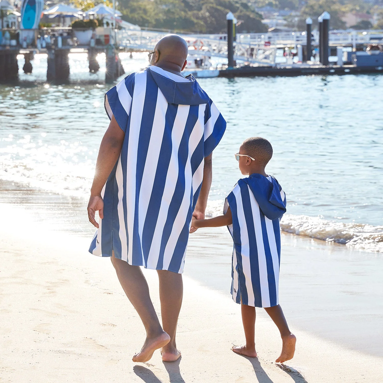 Dock & Bay Poncho - Kids - Whitsunday Blue - Image 6