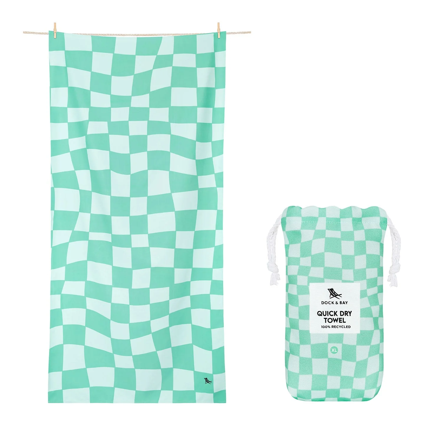 Dock & Bay Quick Dry Towel - Check Mate - Image 16