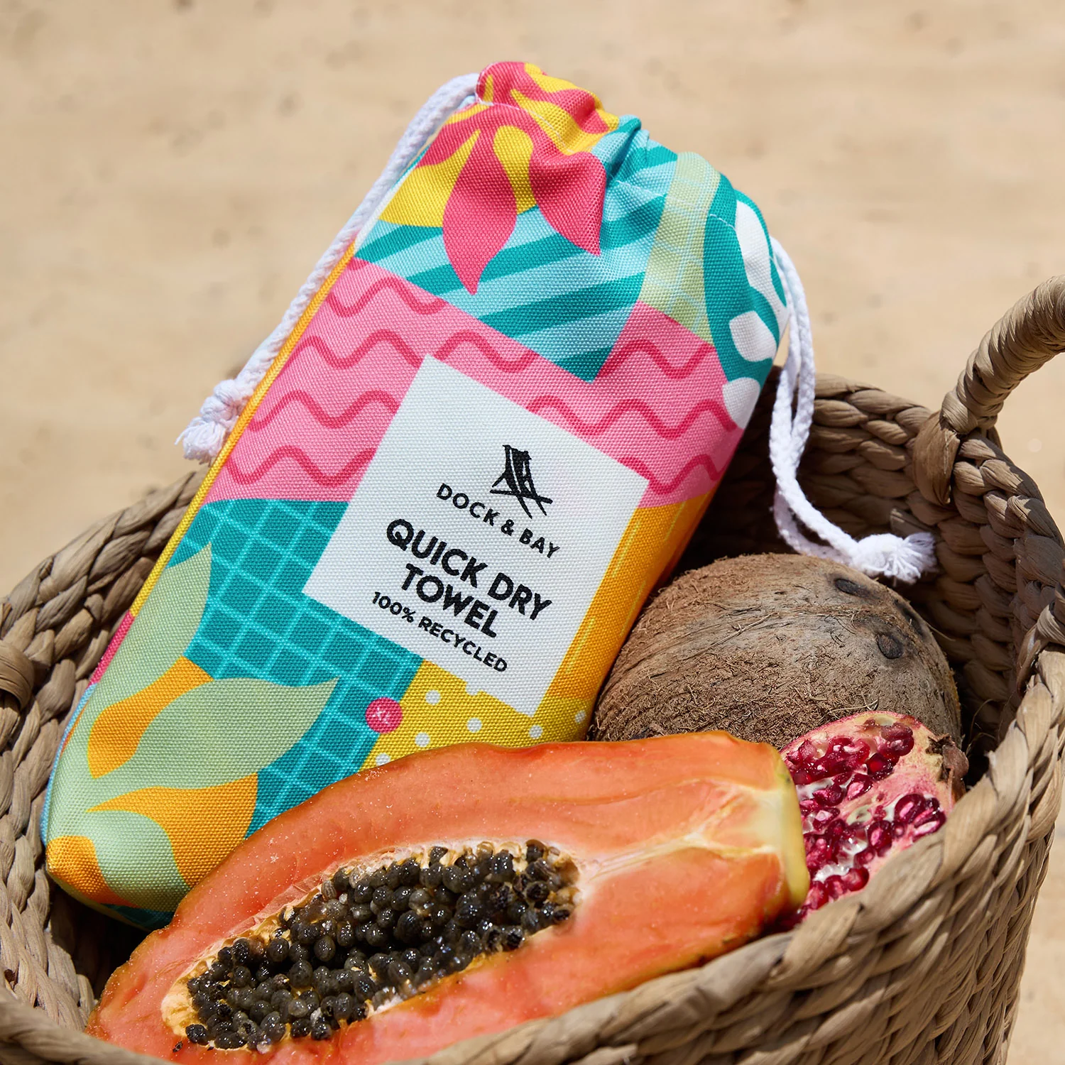 Dock & Bay Quick Dry Towel - Good Times & Tan Lines - Image 7