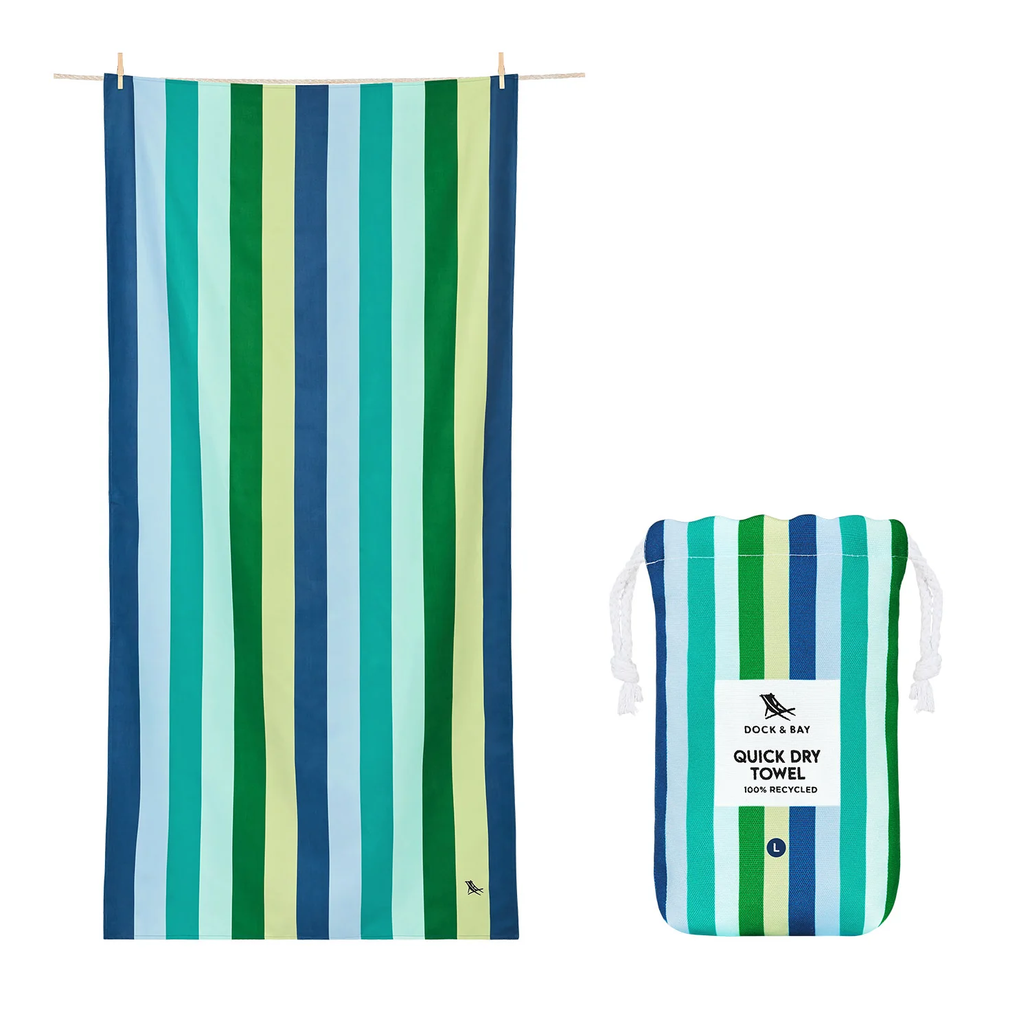 Dock & Bay Quick Dry Towel - Rainbow Shores (Set of 6) - Image 6