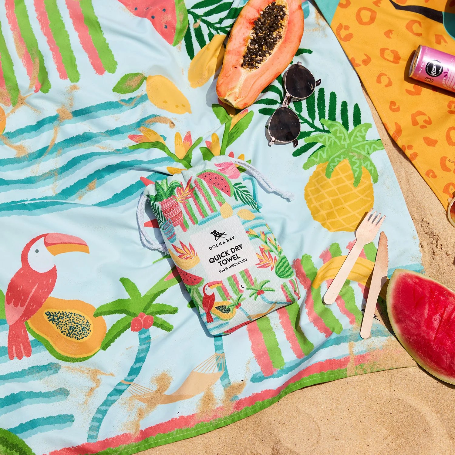 Dock & Bay Quick Dry Towel - Tropicana Treat - Image 4