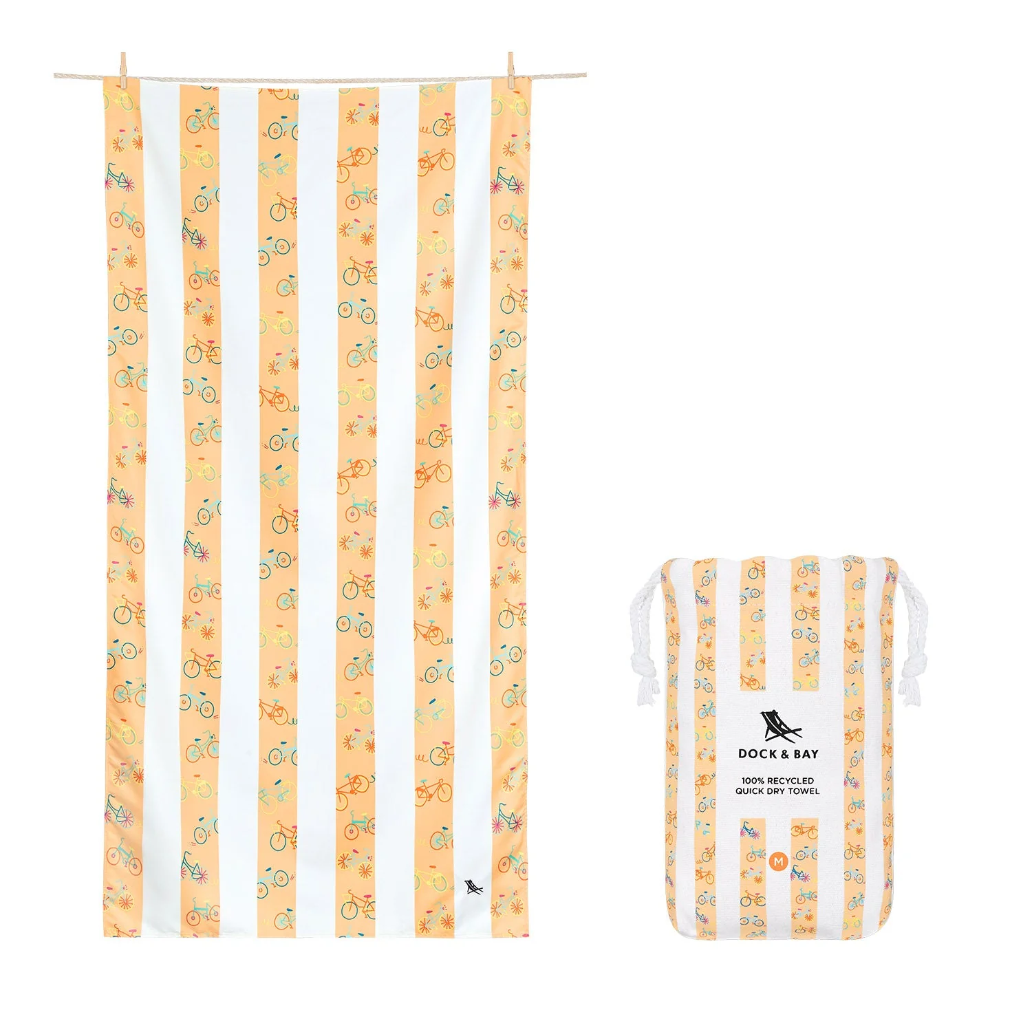 Dock & Bay Kids Beach Towel - Bike Bike Baby - Image 10