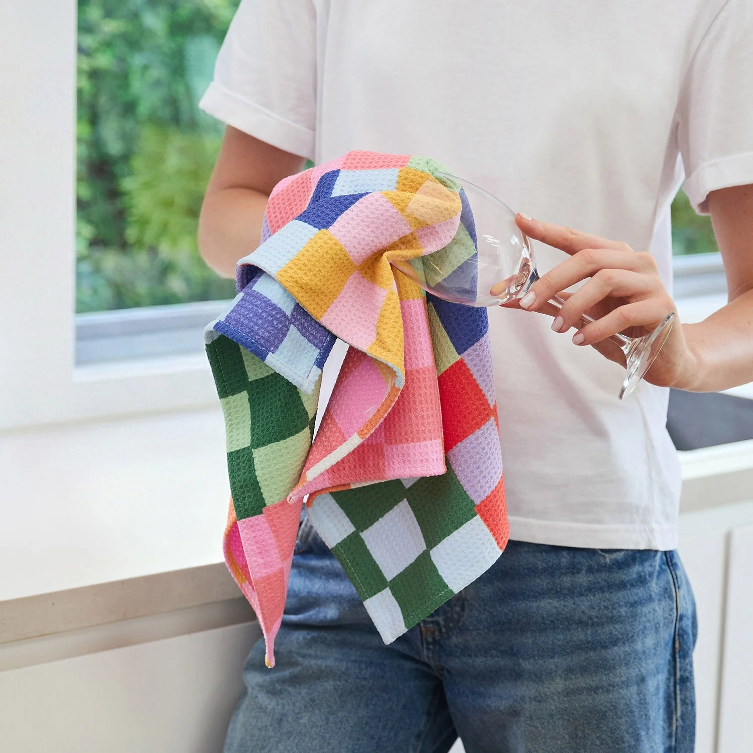 Dock & Bay Tea Towel - Check Please - Image 3