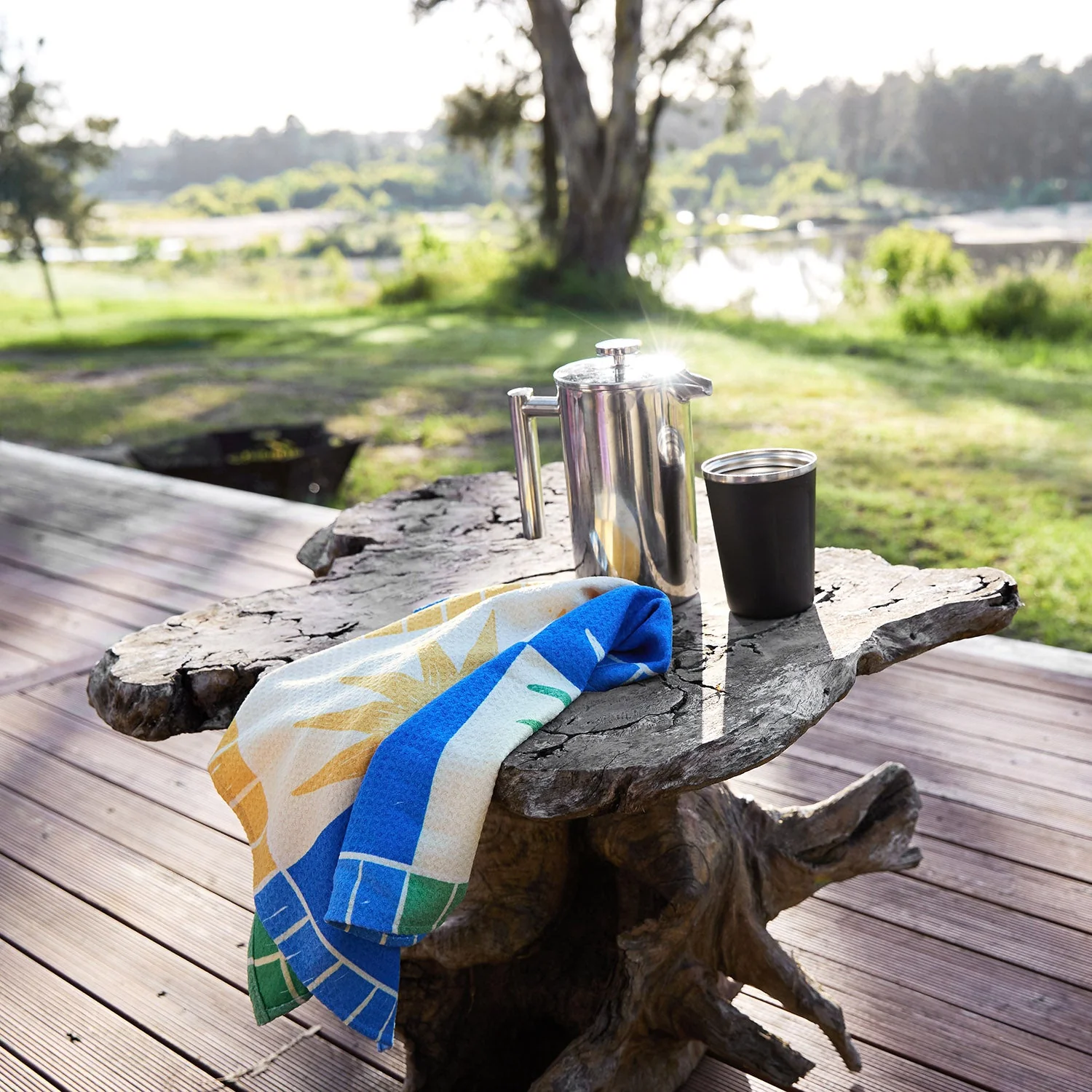 Dock & Bay Tea Towel - Golden Hour - Image 3